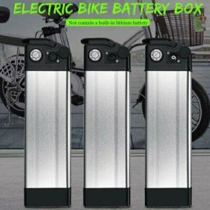 החנות של נדב  Plastic Battery Box For Electric Bike E-Bike 36 48V 18650 Lithium Holder Case