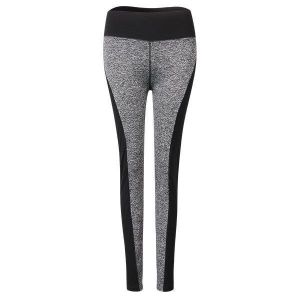 החנות של נדב  בגדים Women Plus Size AB Faces Color Block High Elastic Hips Up Work Out Yoga Leggings Pants
