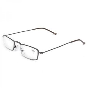 Unisex Metal Frame HD Resin Anti-Fatigue Reading Glasses Comfortable Elegant Simple Fashion Glasses