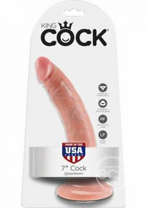 King Cock Dildo 7in - Vanilla