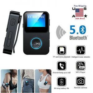 32GB MP3 Player HiFi Lossless Sound Bluetooth Clip Music Voice Recorder FM Radio