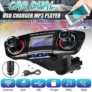 Bluetooth Car FM Transmitter MP3 Player Hands free Radio Adapter USB Charger