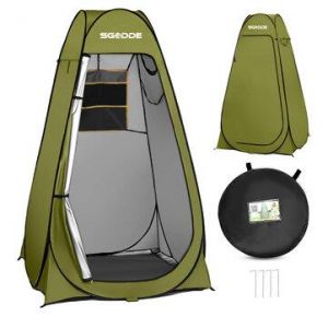 החנות של נדב  ספורט וטיולים SGODDE Privacy Duschzelt Einzel-Campingzelt Toilette Umkleidekabine Regenschutz Wanderstrand