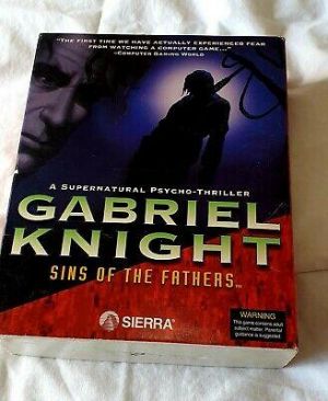 Gabriel Knight Sins Of The Father Sierra Big Box PC Dos Game