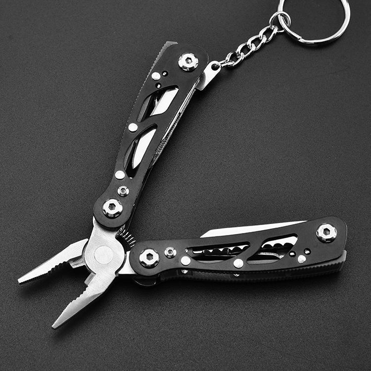 החנות של נדב  9 IN 1 Folder Multi-function Pliers Tool  Stainless Steel Portable Tools With Nylon Bag