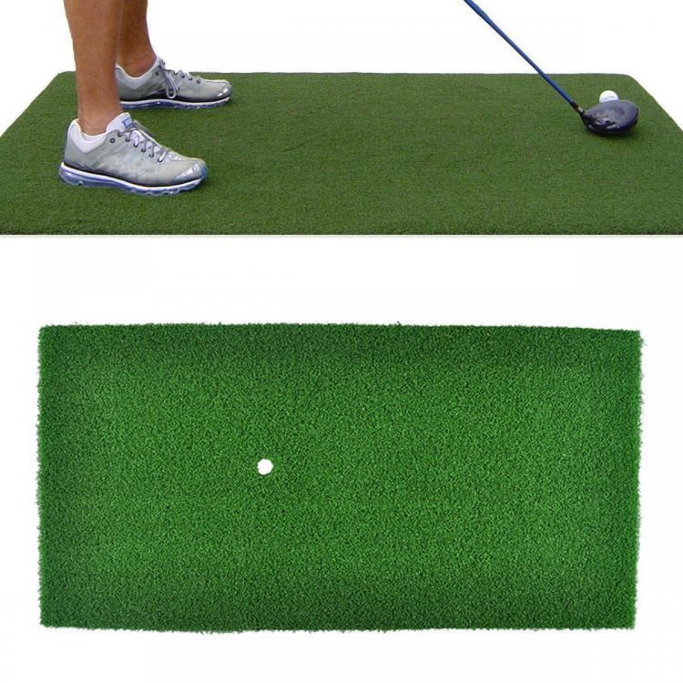 החנות של נדב  ספורט וטיולים 60x30cm Green Golf Practice Mat Indoor Training Backyard Hitting Grass Driving Holder