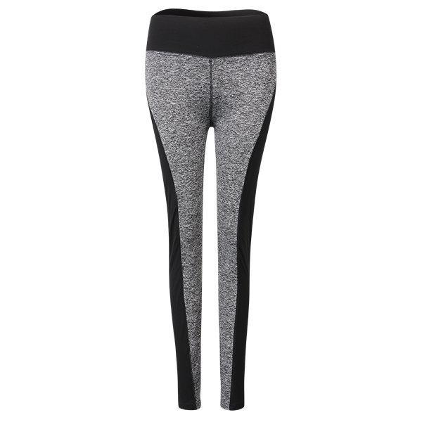 החנות של נדב  בגדים Women Plus Size AB Faces Color Block High Elastic Hips Up Work Out Yoga Leggings Pants