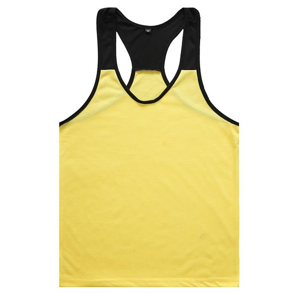 החנות של נדב  בגדים Men's Bodybuilding Muscle Fitness Training Sports Tank Top Casual  Splice Color Vest