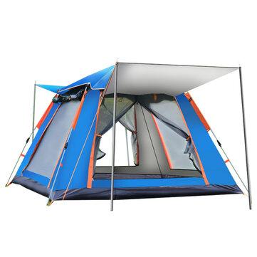 החנות של נדב  ספורט וטיולים 6-7 Personen Vollautomatisches Zelt Outdoor Camping Familien Picknick Reisen Regenfest Winddicht Zelt